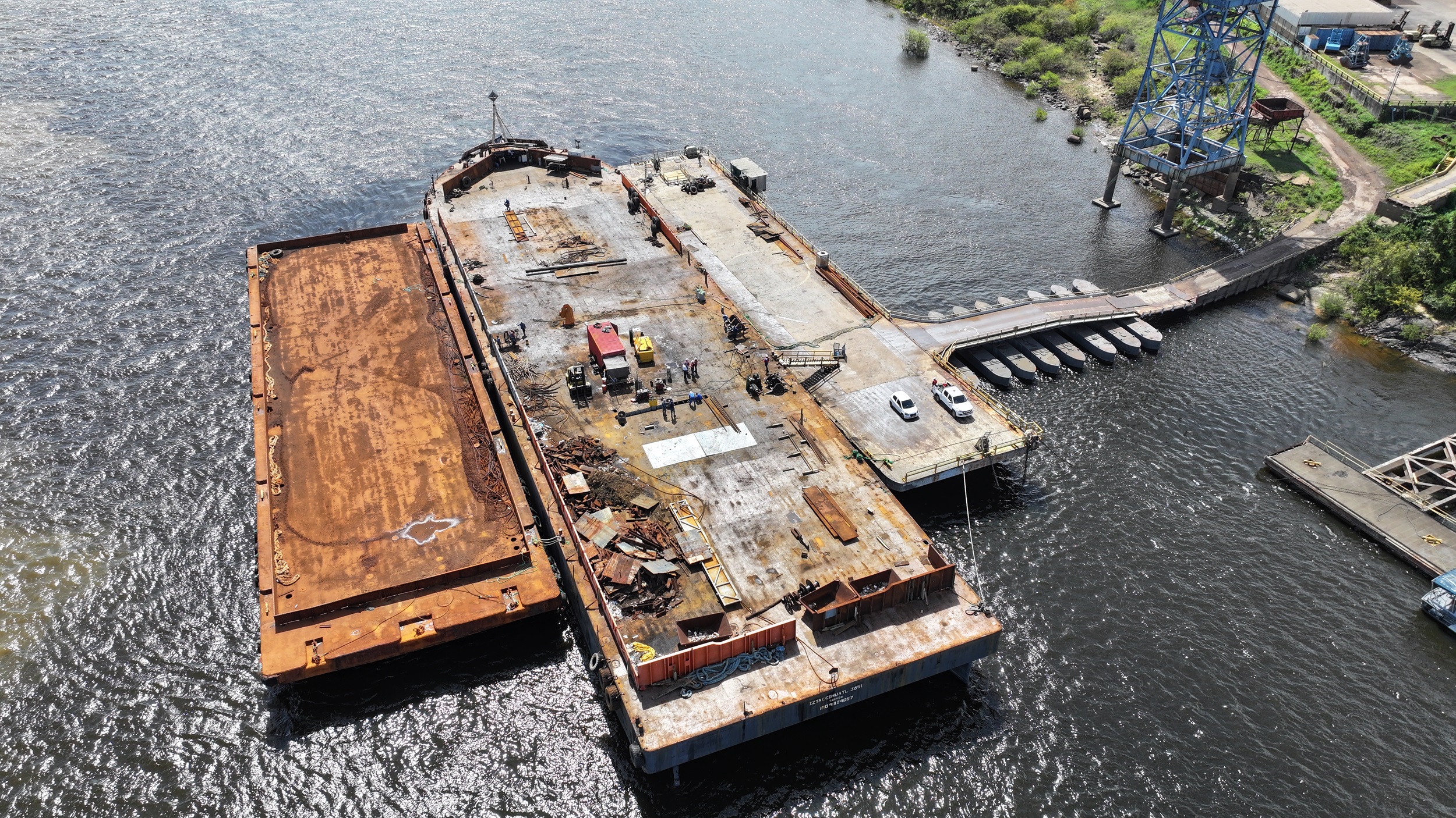 Recuperación de la Gabarra Iztachihuatl: Un proyecto de innovación operativa